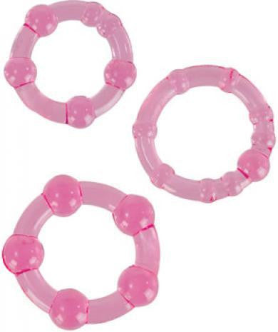 Silicone Island Rings - Pink