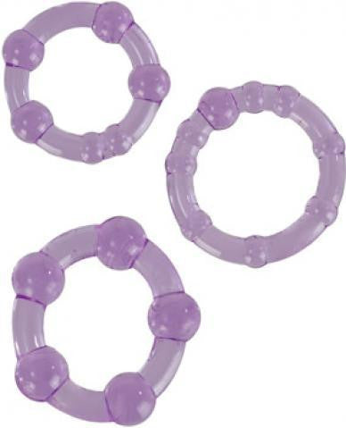 Silicone Island Rings - Purple