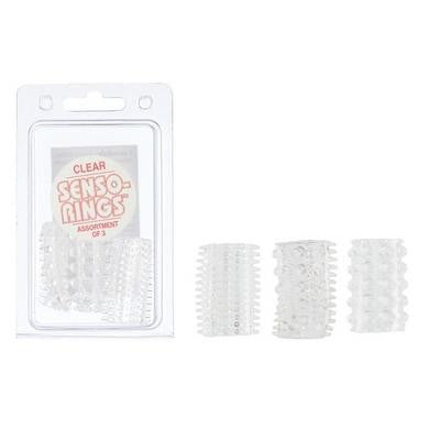 Senso Rings 3 Pack - Clear