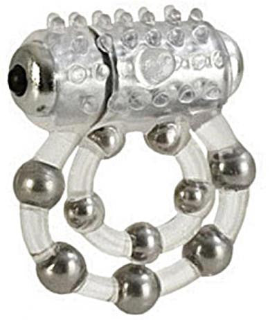 Maximus Enhancement Ring 10 Stroker Beads - Clear