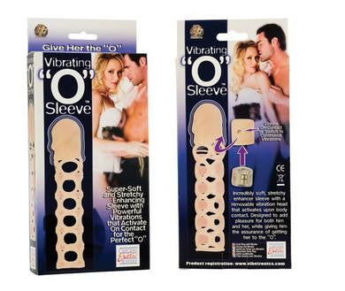 Vibrating O Sleeve - Ivory