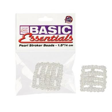 Basic Essentials Pearl Stroker Beads - Small