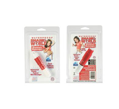 Shane's World Waterproof Power Massager - Red