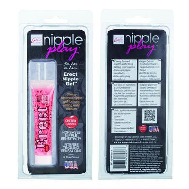 Nipple Play Erect Nipple Gel -  Cherry