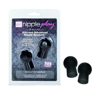 Silicone Advanced Nipple  Suckers - Black