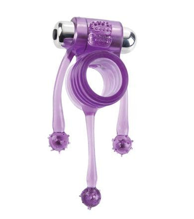 Nick Hawk Gigolo Vibrating Hawk Enhancer - Purple