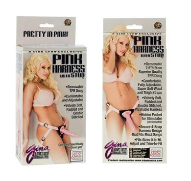 Gina Lynn Pink Harness With Stud