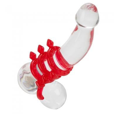 Ninja Yumemaru Diamond Cock Cage - Red