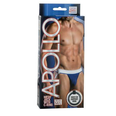 Apollo Mesh Jock with C-ring  - Blue - Medium-large