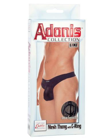 Adonis Mesh Thong with C-ring  - Large-extra Large