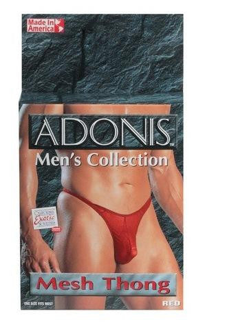 Adonis Mesh Thong - Red