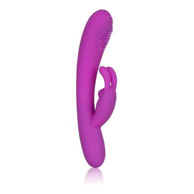 Embrace Massaging Rabbit with Pleasure Ball -  Purple