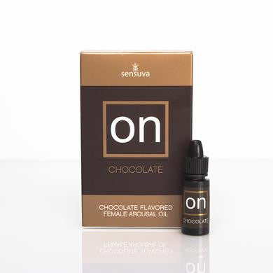 On Chocolate Flavored Female Arousal Oil 12 Piece Refill Kit - 0.17 Oz.