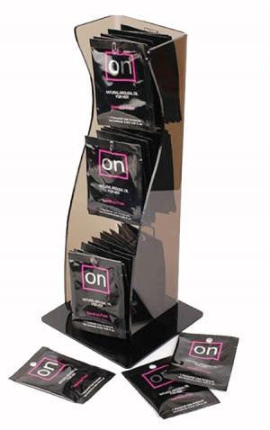 On Natural Arousal Oil 40 Single Packets - Tower Display