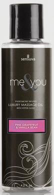 Me and You Massage Oil - Pink  Grapefruit and Vanilla Bean -  4.2 Oz.