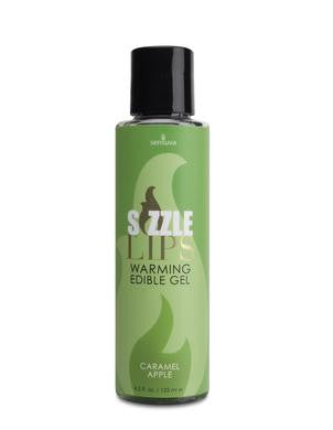 Sizzle Lips Warming Edible Gel  - Caramel Apple - 4.2 Oz.