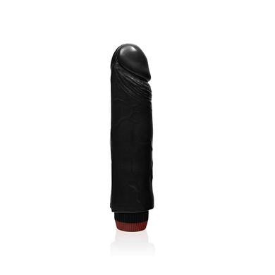 8" Vibrating Cock - Black