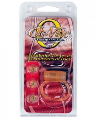 Oh-vibe Vibrating Cock Ring  with Replacement Batteries