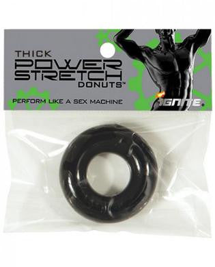 Thick Power Stretch Donuts -  Black