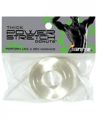 Thick Power Stretch Donuts -  Clear