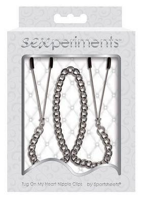 Sexperiments Tug on My Heart Nipple Clips