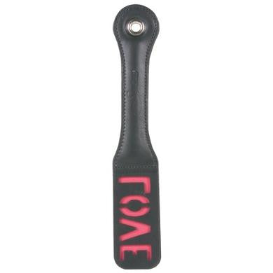 12 Inch Leather Love Impression Paddle