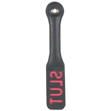 12 Inch Leather Slut Impression Paddle