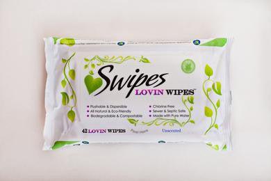 42 Count Unscented Swipes Lovin Wipes