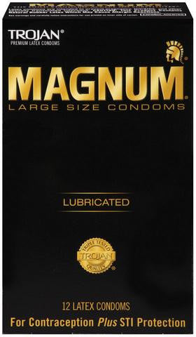 Trojan Magnum Large Condoms - 12 Pack TJ64212