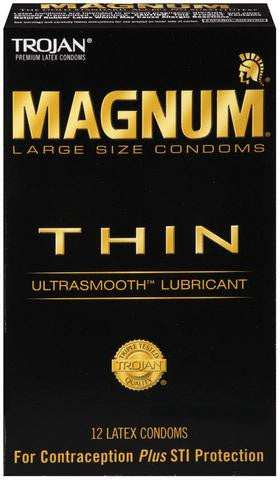 Trojan Magnum Thin - 12 Pack  TJ64612