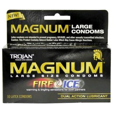 Trojan Magnum Fire And Ice - 10 Pack