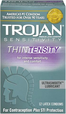 Trojan Sensitivity Thintensity - 12 Pack