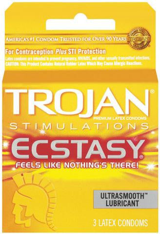 Trojan Ecstasy Ultrasmooth Lubricant - 3 Pack Tj94720