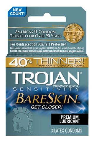 Trojan Sensitivity Bareskin - 3 Pack