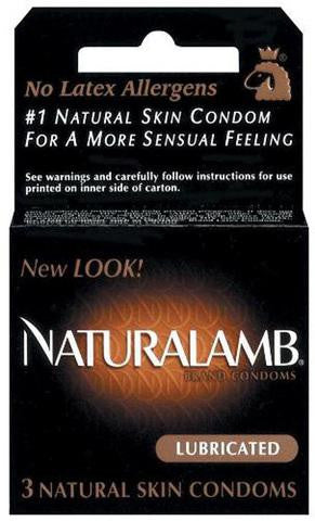 Trojan Naturalamb Skin Lubricated - 3 Pack