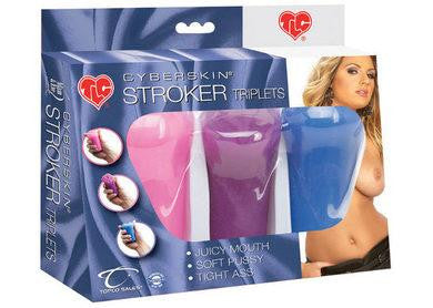 TLC Cyberskin Stroker Triplets TS1484817