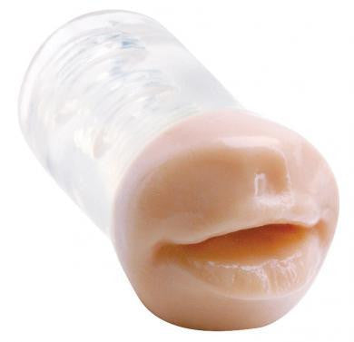 Cyberskin Action View Blow Job Stroker - Ice