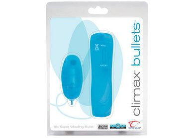 Climax Bullets 10X Super Vibrating Bullet - Blue