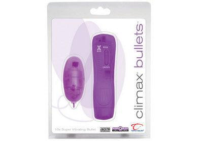 Climax Bullets 10X Super Vibrating Bullet - Purple