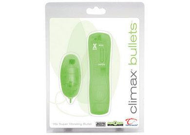 Climax Bullets 10X Super Vibrating Bullet - Green