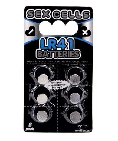 Sex Cells LR41 Batteries - 6 Pack