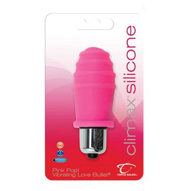 Climax Silicone Vibrating Love Bullet - Pink Pop