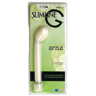 Celebrity Slimline G Vibrator - Glow In The Dark