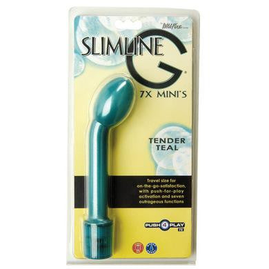 Slimline G 7x Mini Vibrator - Teal