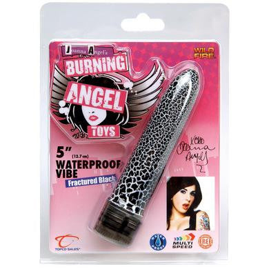 Burning Angel Toys Joanna Angel Waterproof Vibe 5-inch - Black