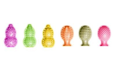 Juicy Mini Masturbators - Set Of 6