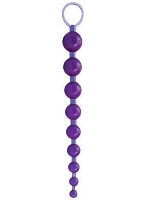 Sex Please Sexy Beads 9.25-inch - Purple