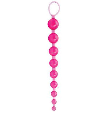 Sex Please Sexy Beads 9.25-inch - Pink