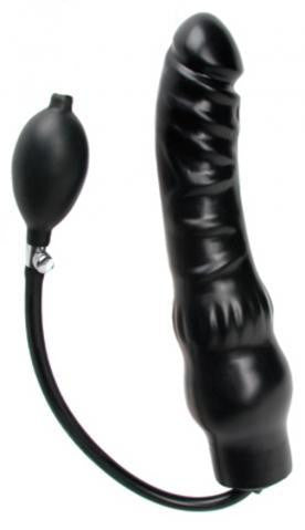 Inflatable 11-inch Super Dong - Black