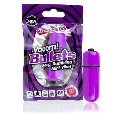 Vooom Bullets Deep Rumbling Mini-vibes - Grape